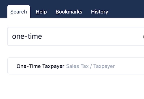 You can use the search feature to find tagged taxpayers